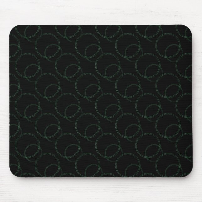 Uptown Vibrance Mousepad, Dark Green Mouse Mat (Front)
