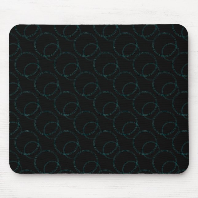 Uptown Vibrance Mousepad, Turquoise Mouse Mat (Front)