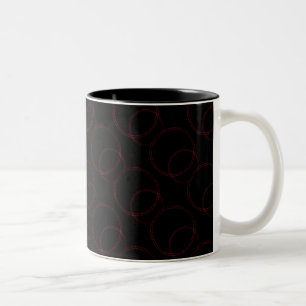 Uptown Vibrance Mug, Burgundy Two-Tone Coffee Mug