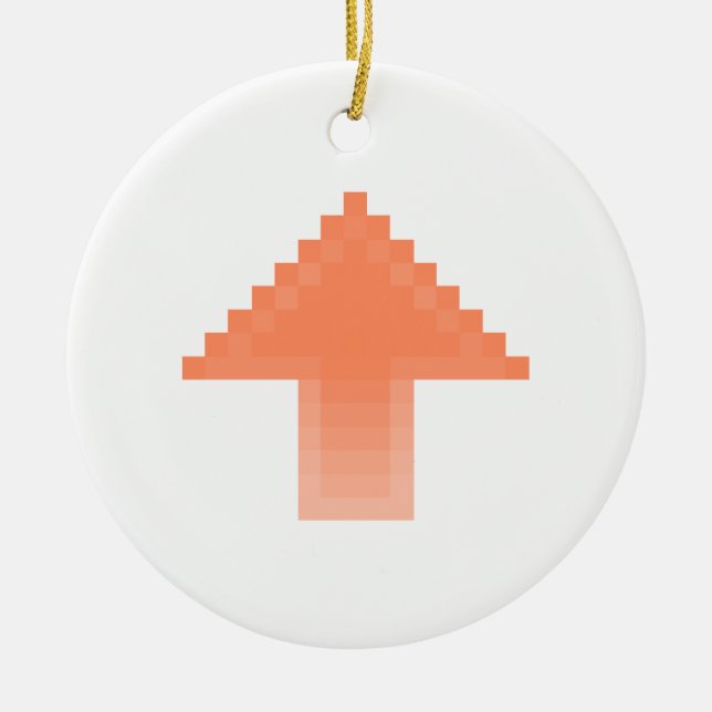 Upvote Ceramic Tree Decoration (Front)