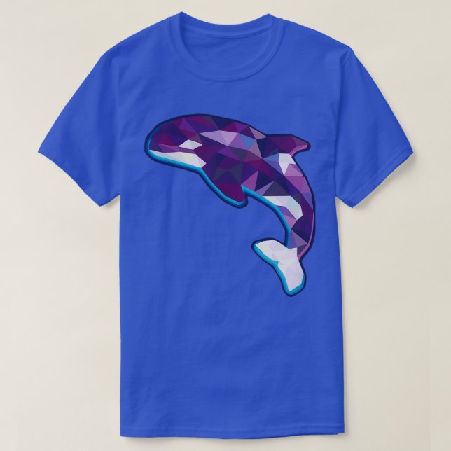 Upward Orca Killer Whale T-Shirt (Design Front)