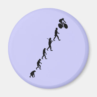 Upwardly Evolving Bicycle Design Magnet