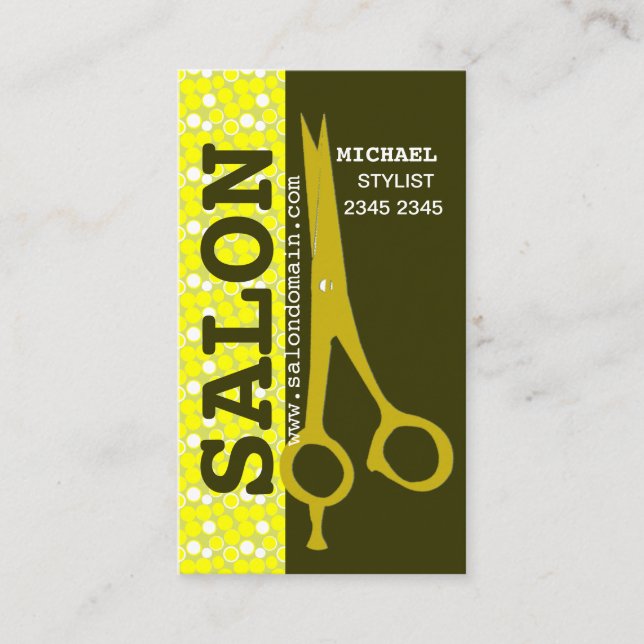 Upwards Appointment  Hair Stylist Professional Card (Front)