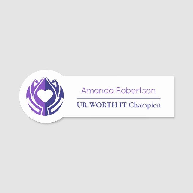 UR Worth It Name Tag (Front)