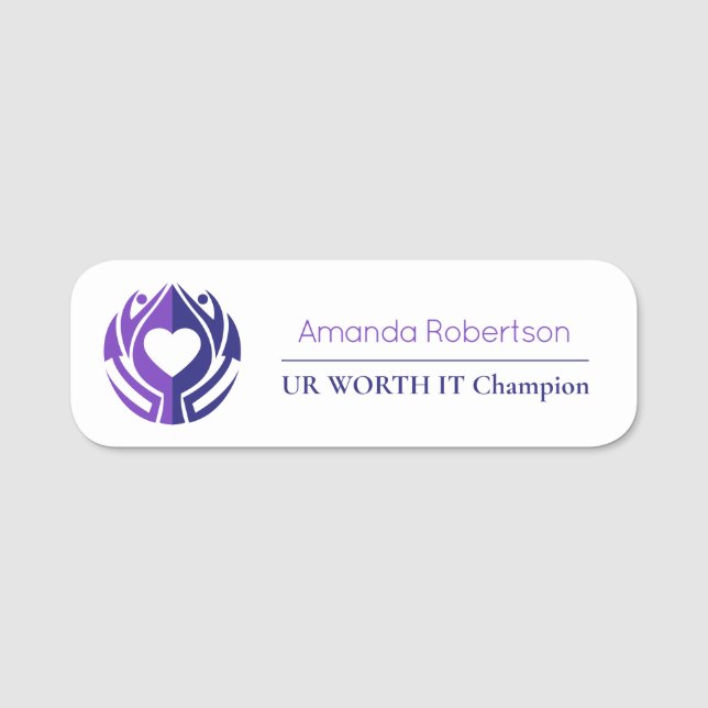 UR Worth It Name Tag (Front)