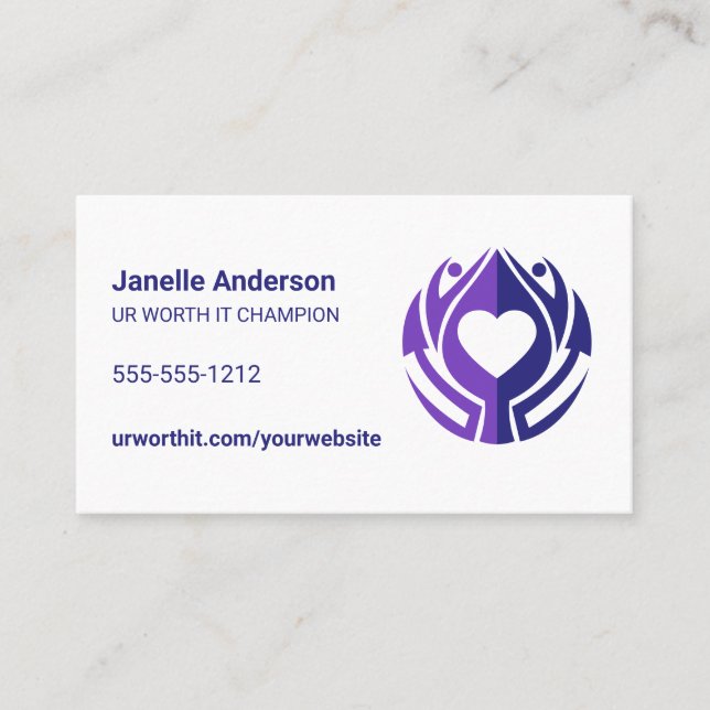 UR WORTH IT Referral Card (Front)