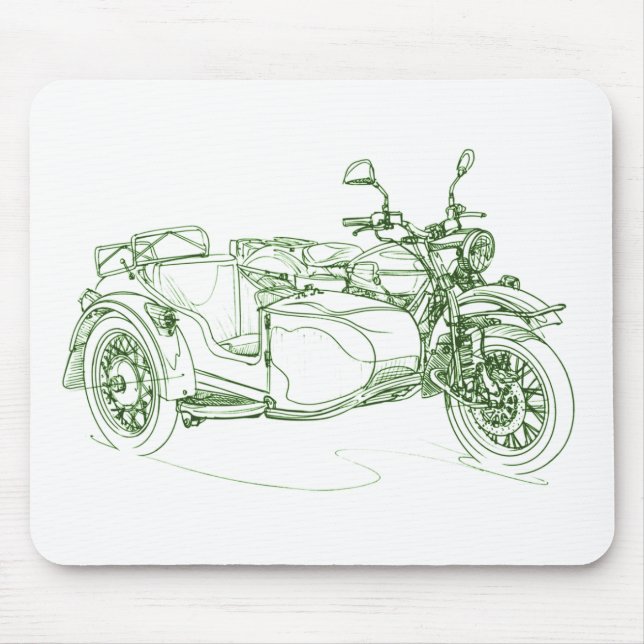 Ural Retro Red October 2010 Mouse Mat (Front)