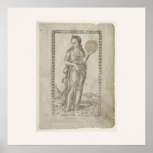 Urania - Renaissance Astronomy Art by Tarocchi Poster