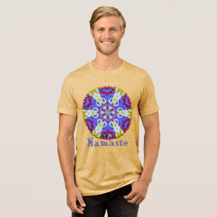 Uranian Namaste Kaleidoscope Tri-Blend Shirt
