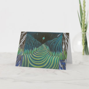 'Uranian Road' greeting card
