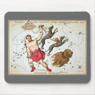 Urania's Mirror, Vintage Astronomy Celestial Map Mouse Mat