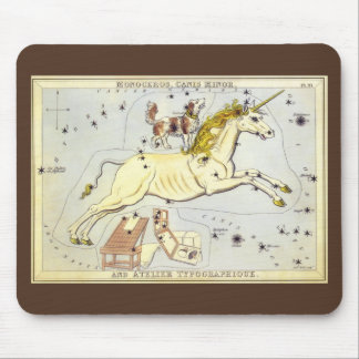 Urania's Mirror, Vintage Astronomy Celestial Map Mouse Mat