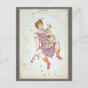 Urania's Mirror, Vintage Astronomy Celestial Map Postcard