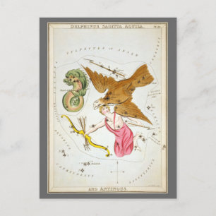 Urania's Mirror, Vintage Astronomy Celestial Map Postcard