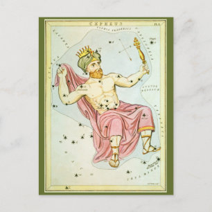 Urania's Mirror, Vintage Astronomy Celestial Map Postcard