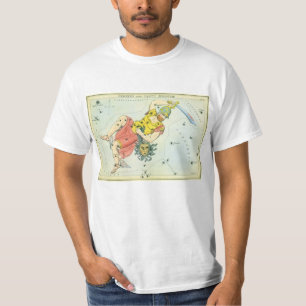 Urania's Mirror, Vintage Astronomy Celestial Map T-Shirt