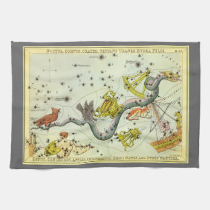 Urania's Mirror, Vintage Astronomy Celestial Map Tea Towel
