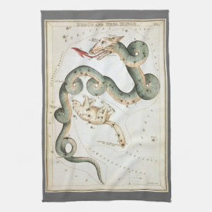 Urania's Mirror, Vintage Astronomy Celestial Map Tea Towel