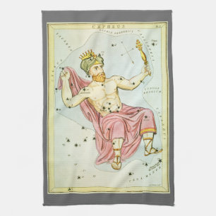Urania's Mirror, Vintage Astronomy Celestial Map Tea Towel
