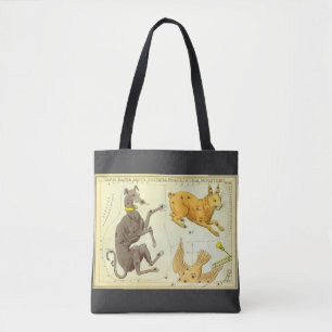Urania's Mirror, Vintage Astronomy Celestial Map Tote Bag