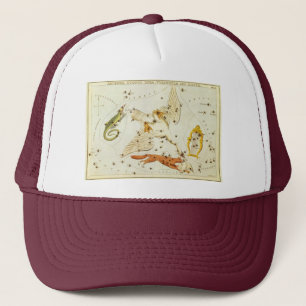 Urania's Mirror, Vintage Astronomy Celestial Map Trucker Hat