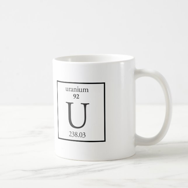 Uranium Coffee Mug (Right)