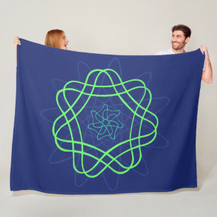 Uranium Glow Fleece Blanket