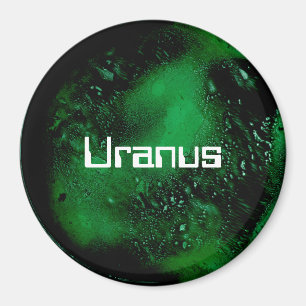 Uranus Green Planet Magnet