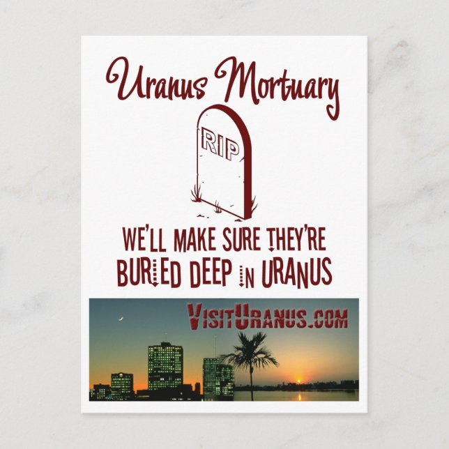 Uranus Mortuary Postcard (Front)