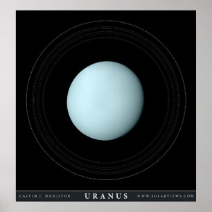 Uranus the Planet Poster