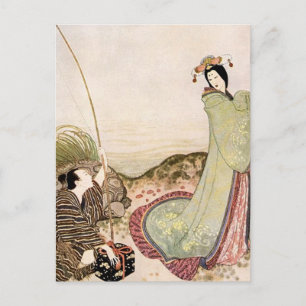 “Urashima Taro” by Edmund Dulac Postcard