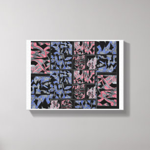 Urban Abstract Harmony Canvas Print