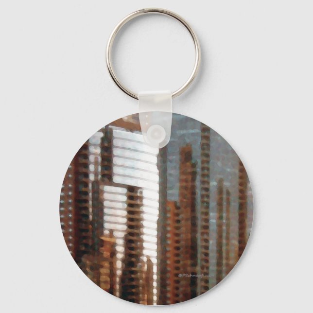 Urban Abstract Key Ring (Front)