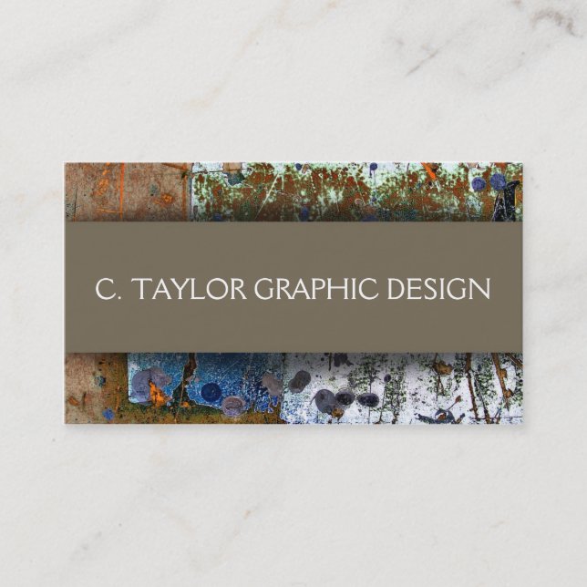 "Urban Abstracts" 3 Business Card (Front)