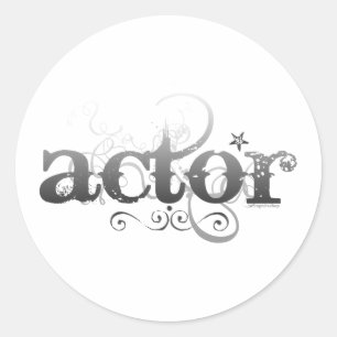 Urban Actor Classic Round Sticker