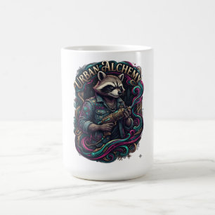 Urban Alchemy Racoon Long Sleeve Shirt Coffee Mug