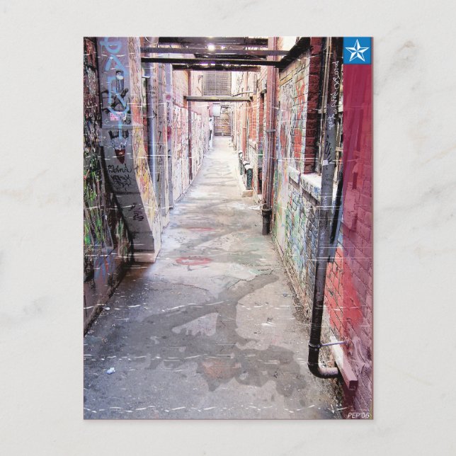 Urban Alley Postcard (Front)