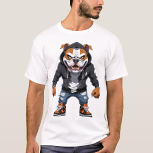 Urban Alpha Bulldog � Street Style Mascot T-Shirt