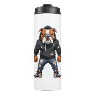 Urban Alpha Bulldog � Street Style Mascot Thermal Tumbler
