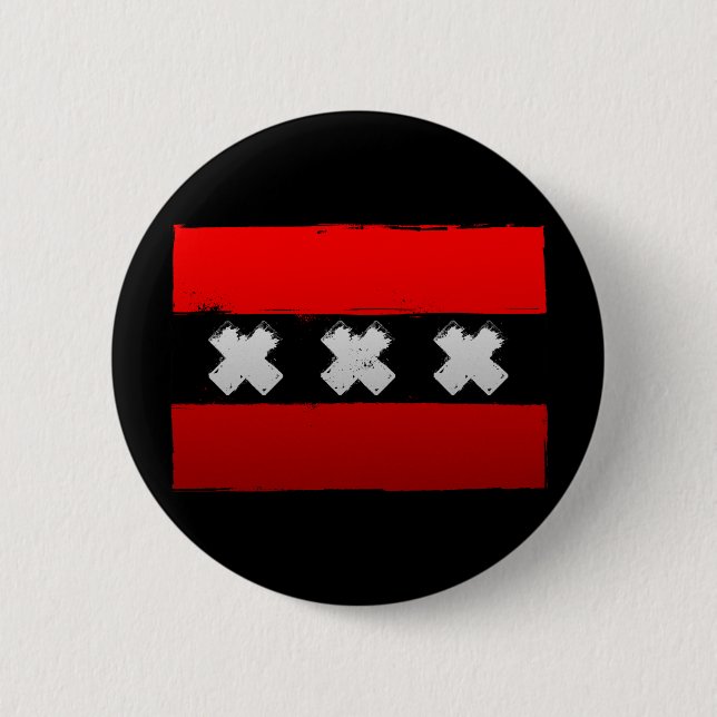 Urban Amsterdam 6 Cm Round Badge (Front)