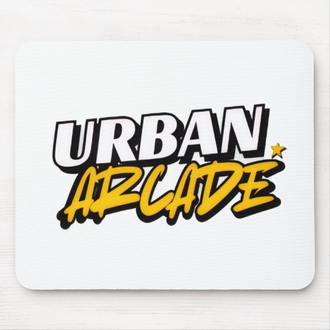 Urban Arcade Retro Gaming Mouse Mat (Front)