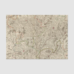 Urban areas of France 2 Tissue Paper