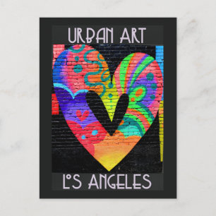 Urban Art, Los Angeles, Postcard