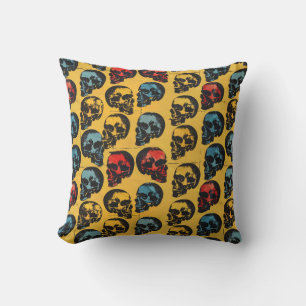 Urban Art Skull Pillow Design, Cojín B46