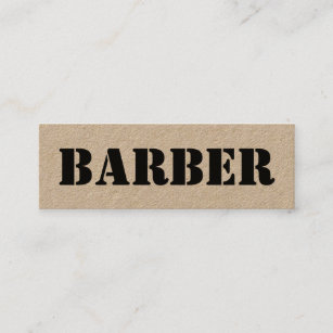 Urban Barber Mini Business Card