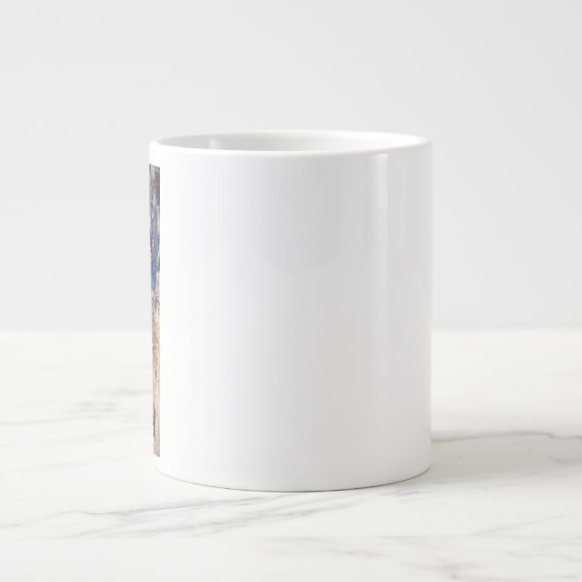 Urban Bear King GRAFFITI Large Coffee Mug (Front)