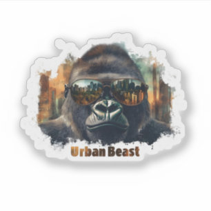 Urban Beast Gorilla with Sunglasses