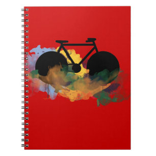 urban bicycle art graphic illustration notebook