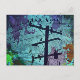 Urban Bird's Life Postcard