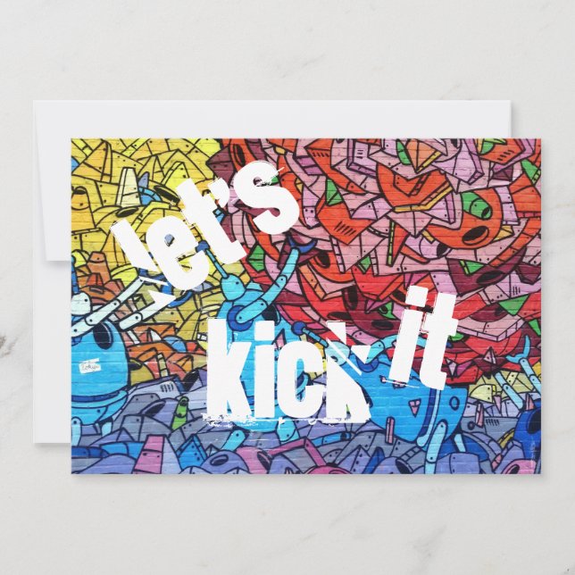 Urban Birthday Invitation (Front)